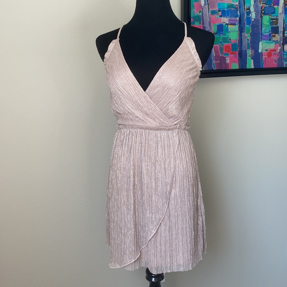 Express Shimmer Mini Dress